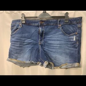 Plus Size Jean Shorts